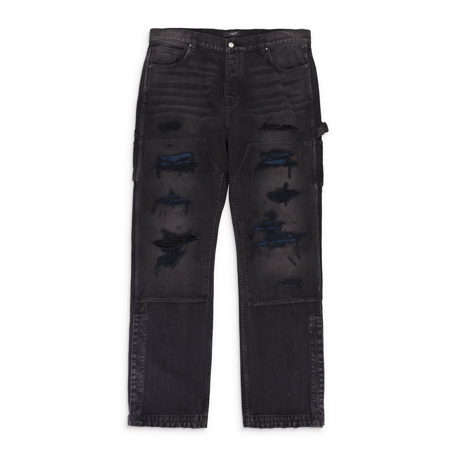 DENIM CARPENTER AGED BLACK JEANS