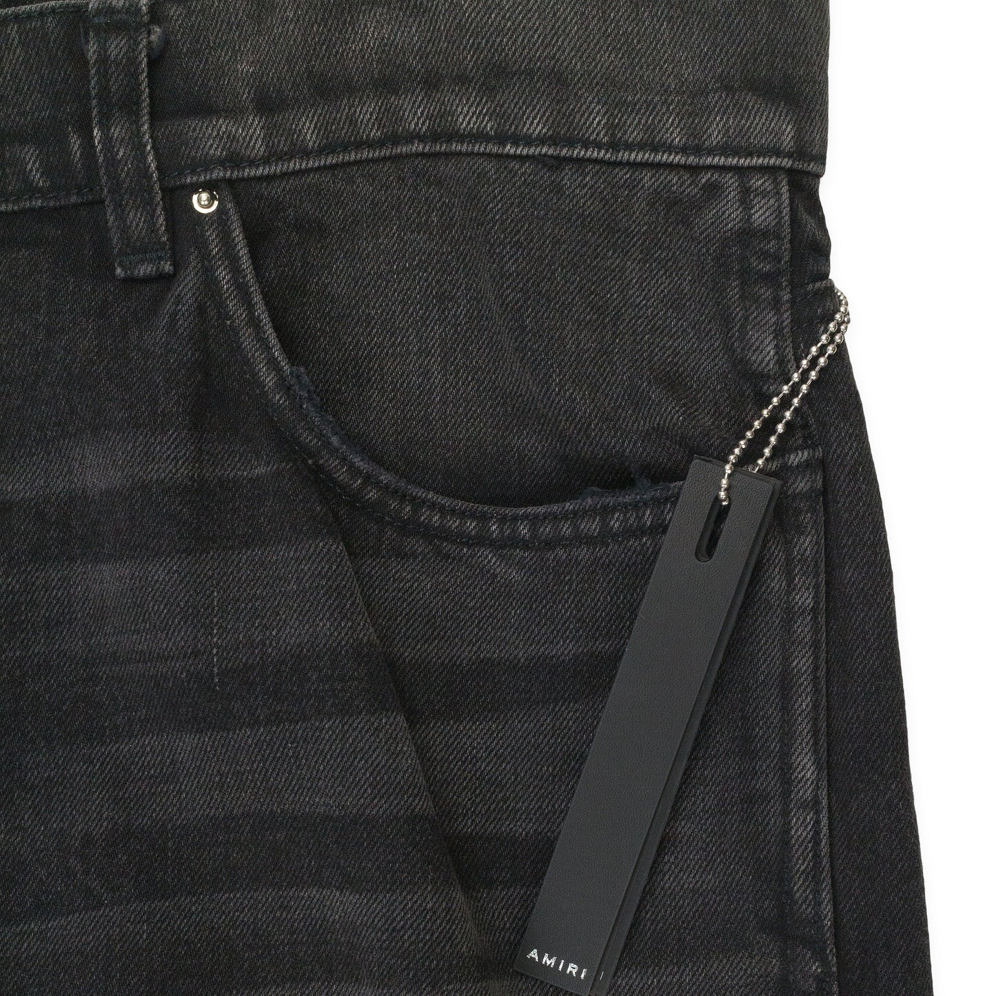 DENIM CARPENTER AGED BLACK JEANS