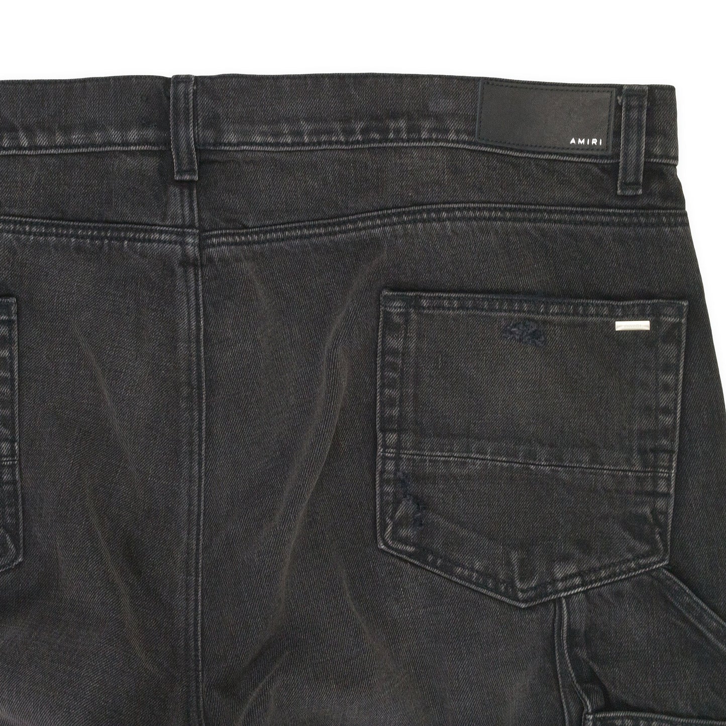 DENIM CARPENTER AGED BLACK JEANS