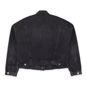 OVERSIZED TRUCKER BLACK DENIM JACKET