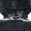 OVERSIZED RIB BLUE HOODIE