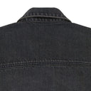 OVERSIZED TRUCKER BLACK DENIM JACKET