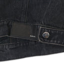 OVERSIZED TRUCKER BLACK DENIM JACKET