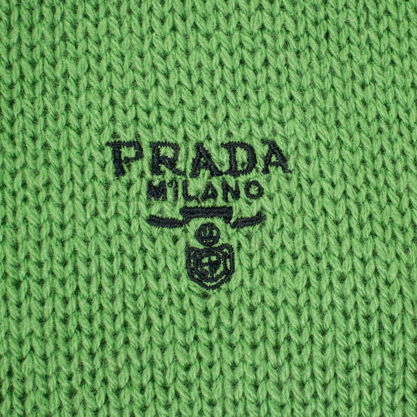 CASHMERE LOGO CRADIGAN GREEN HOODIES