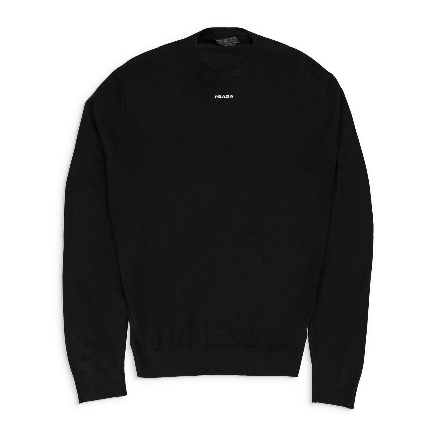 LOGO WOOL SWEATER BLACK HOODIES