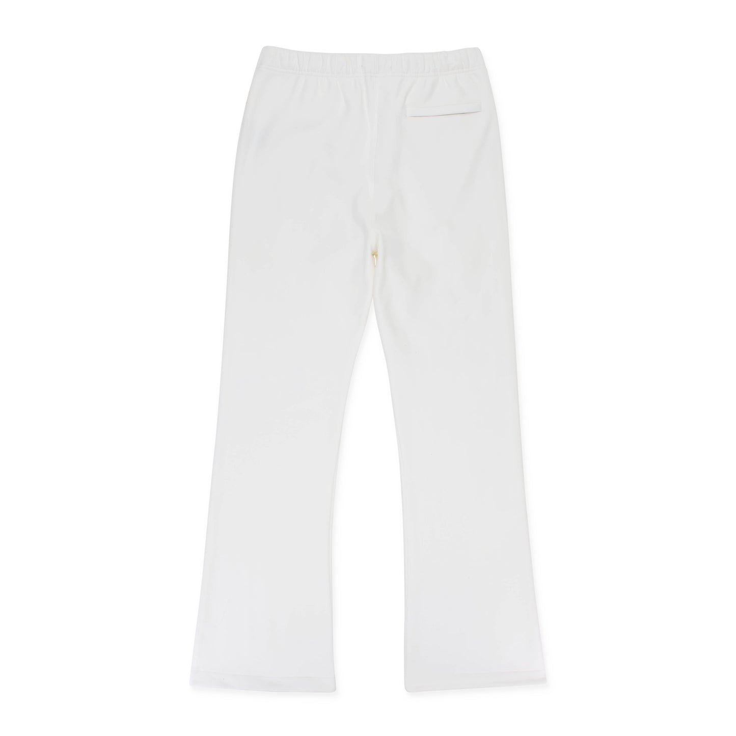 FLEECE FLARE SWEAT PANT WHITE JOGGERS & SWEATPANTS