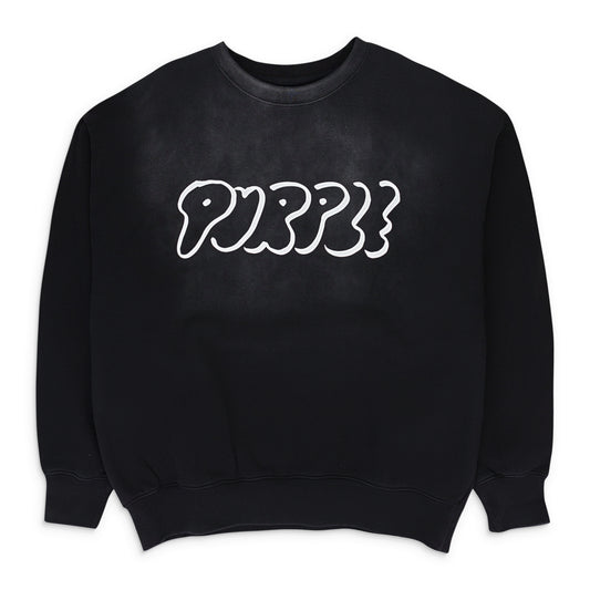 HWT FLEECE CREWNECK BLACK HOODIES & SWEATSHIRTS