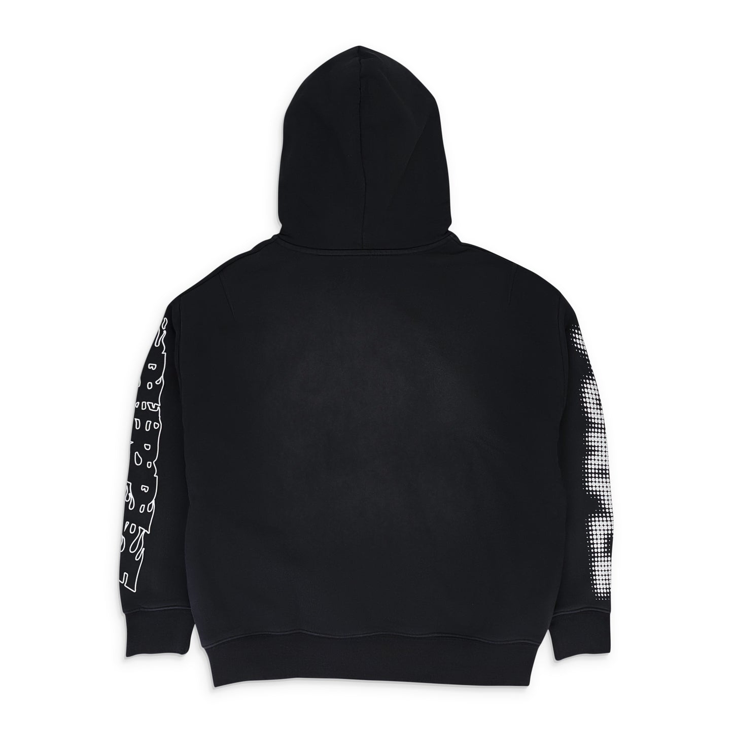 HWT FLEECE FULL ZIP HOODY BLACK HOODIES & SWEATSHIRTS