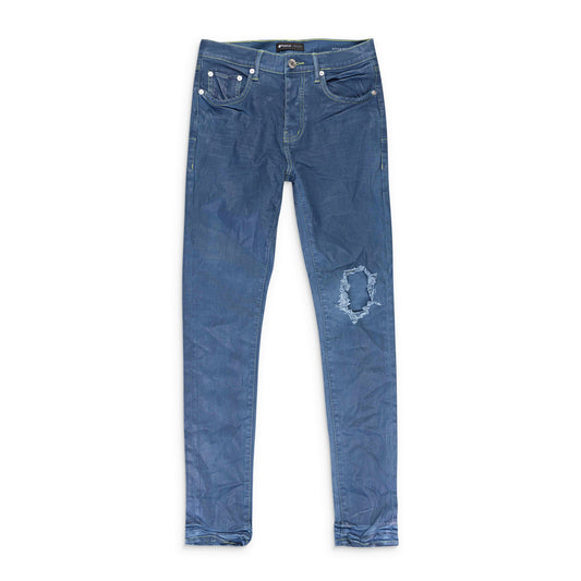 DEEP CONTRAST STITCH Blue SKINNY JEANS