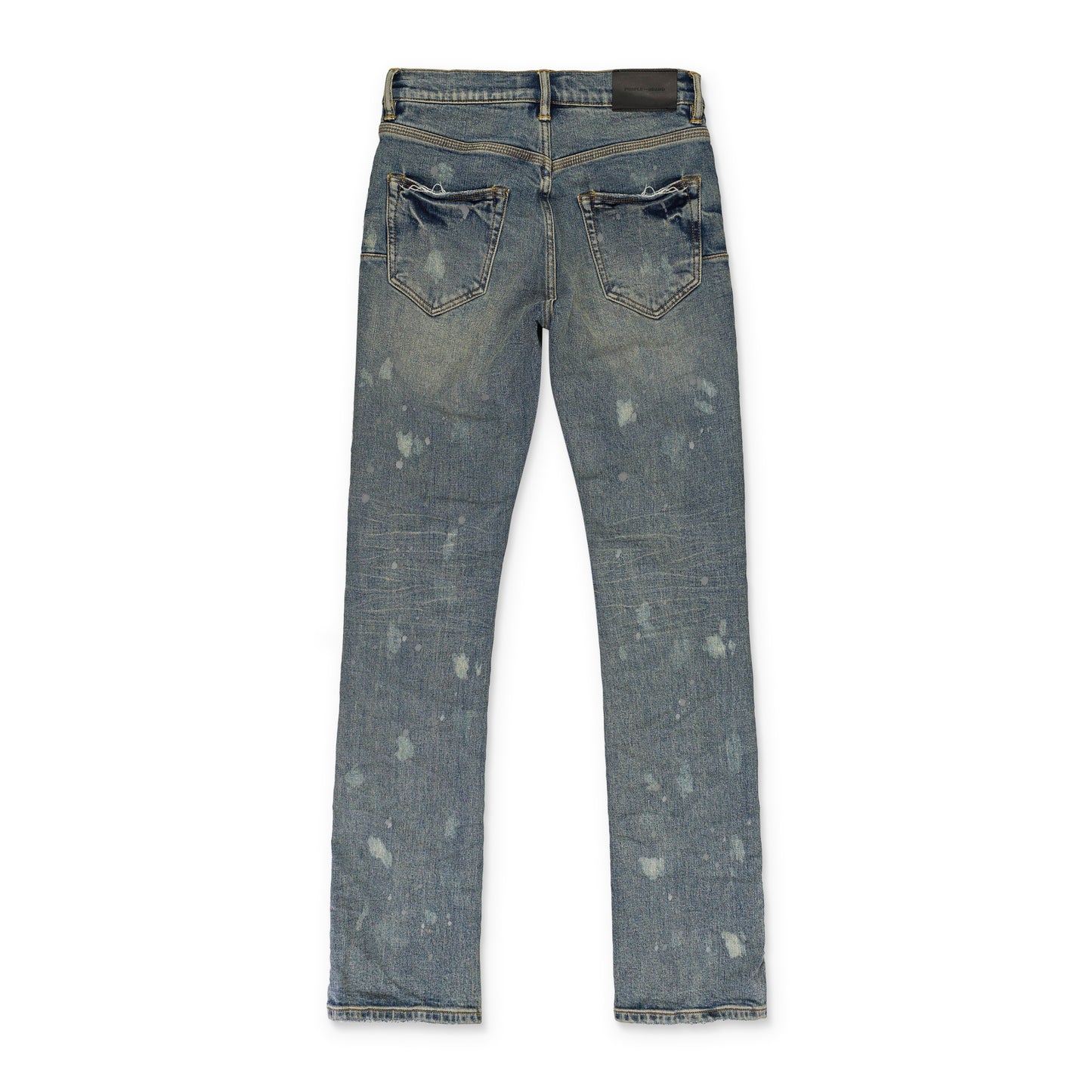 MID ACID BLEACH Indigo SKINNY JEANS