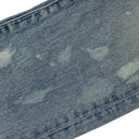 MID ACID BLEACH Indigo SKINNY JEANS