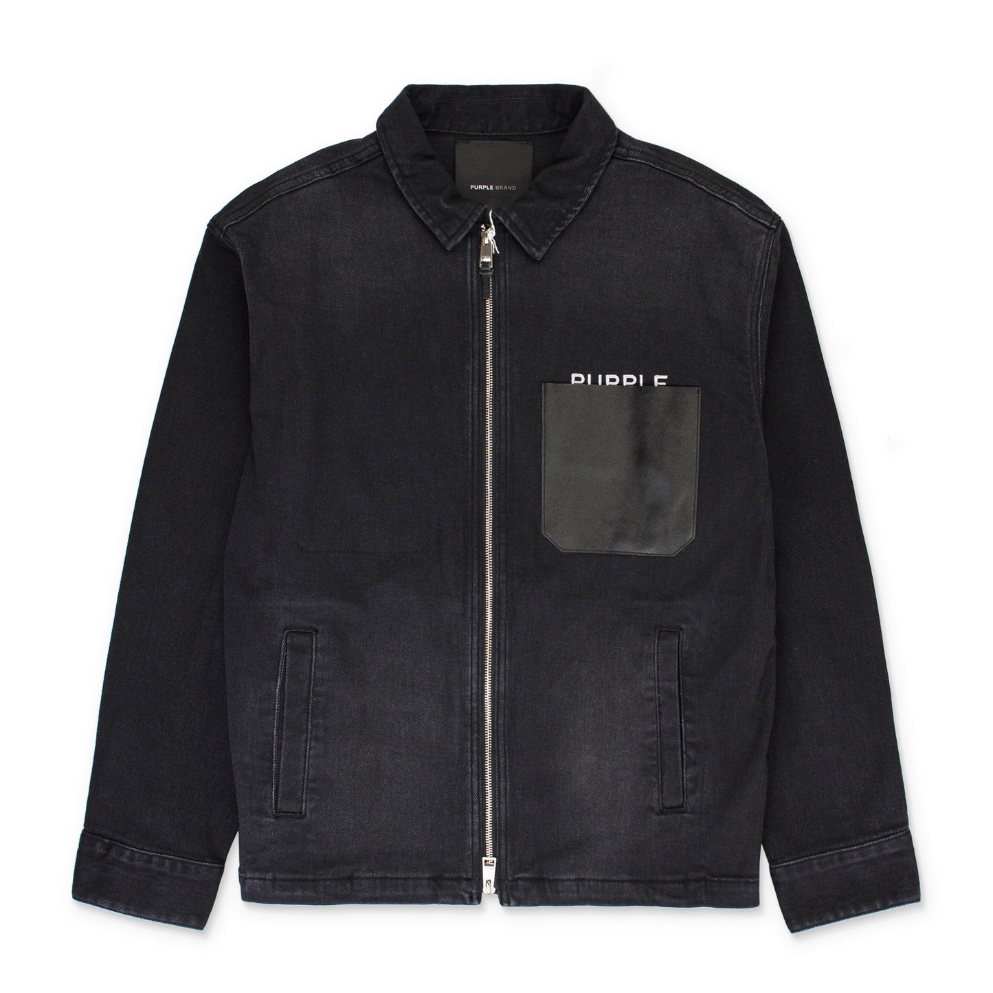 ZIP FRONT JACKET Black WORK JACKETS