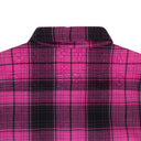 PLAID FLANNEL LS SHIRT PINK CASUAL BUTTON-DOWN SHIRTS