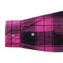 PLAID FLANNEL LS SHIRT PINK CASUAL BUTTON-DOWN SHIRTS