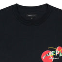 TEXTURED INSIDE OUT TEE BLACK T-SHIRTS