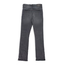 WASHED DARK BOOTCUT GRAY SKINNY JEANS