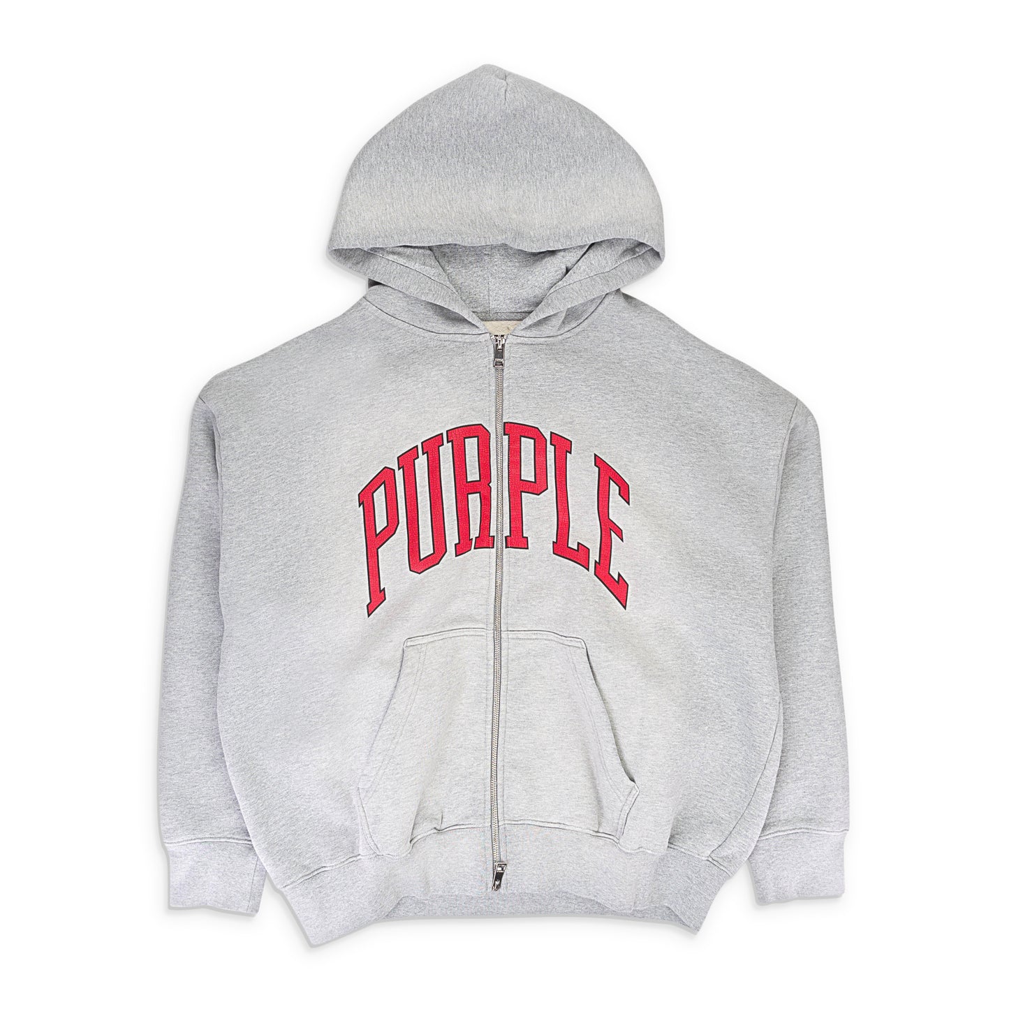 HWT FLEECE FULL ZIP HOODY HEATHER HOODIES & SWEATSHIRTS