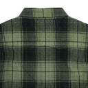 PLAID FLANNEL LS SHIRT GREEN CASUAL BUTTON-DOWN SHIRTS