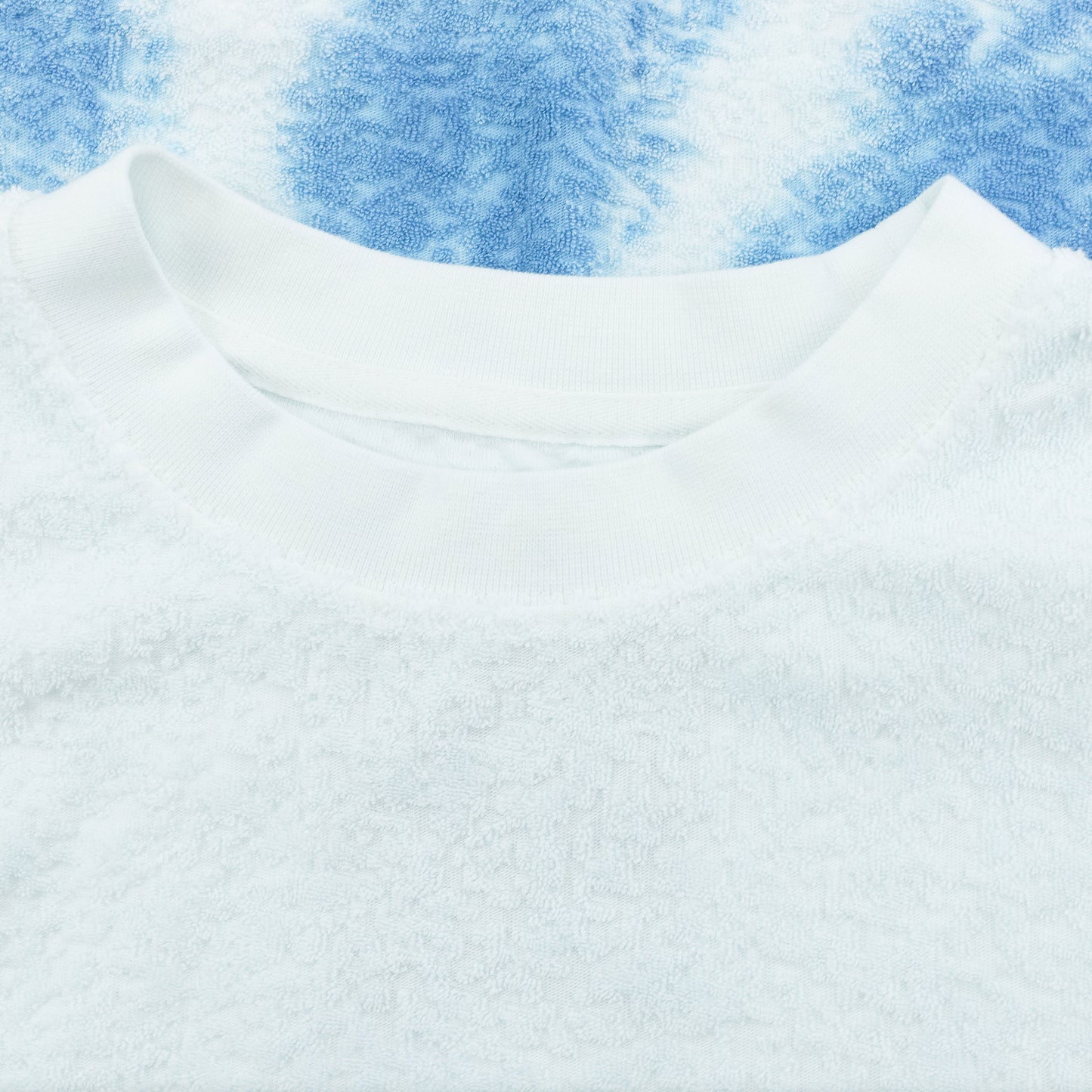 TOWEL TERRY SS TEE BLUE T-SHIRTS