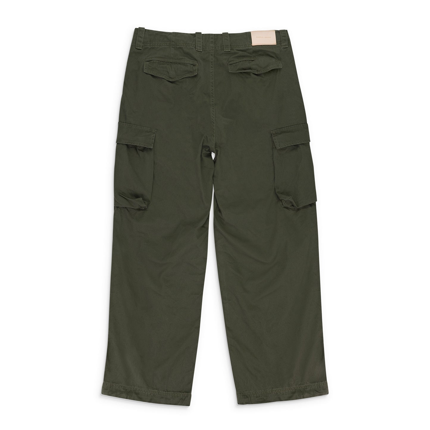 DOUBLE POCKET CARGO GREEN CARGO PANTS