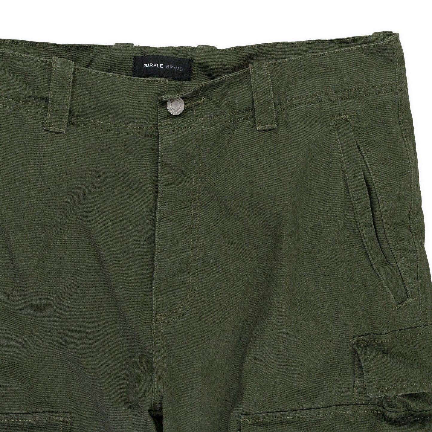 DOUBLE POCKET CARGO GREEN CARGO PANTS