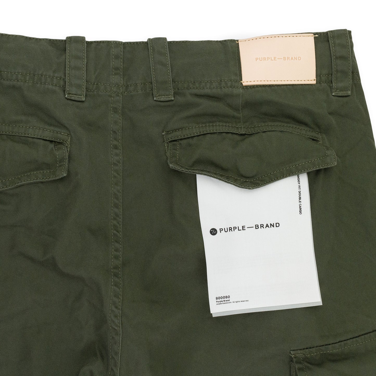 DOUBLE POCKET CARGO GREEN CARGO PANTS