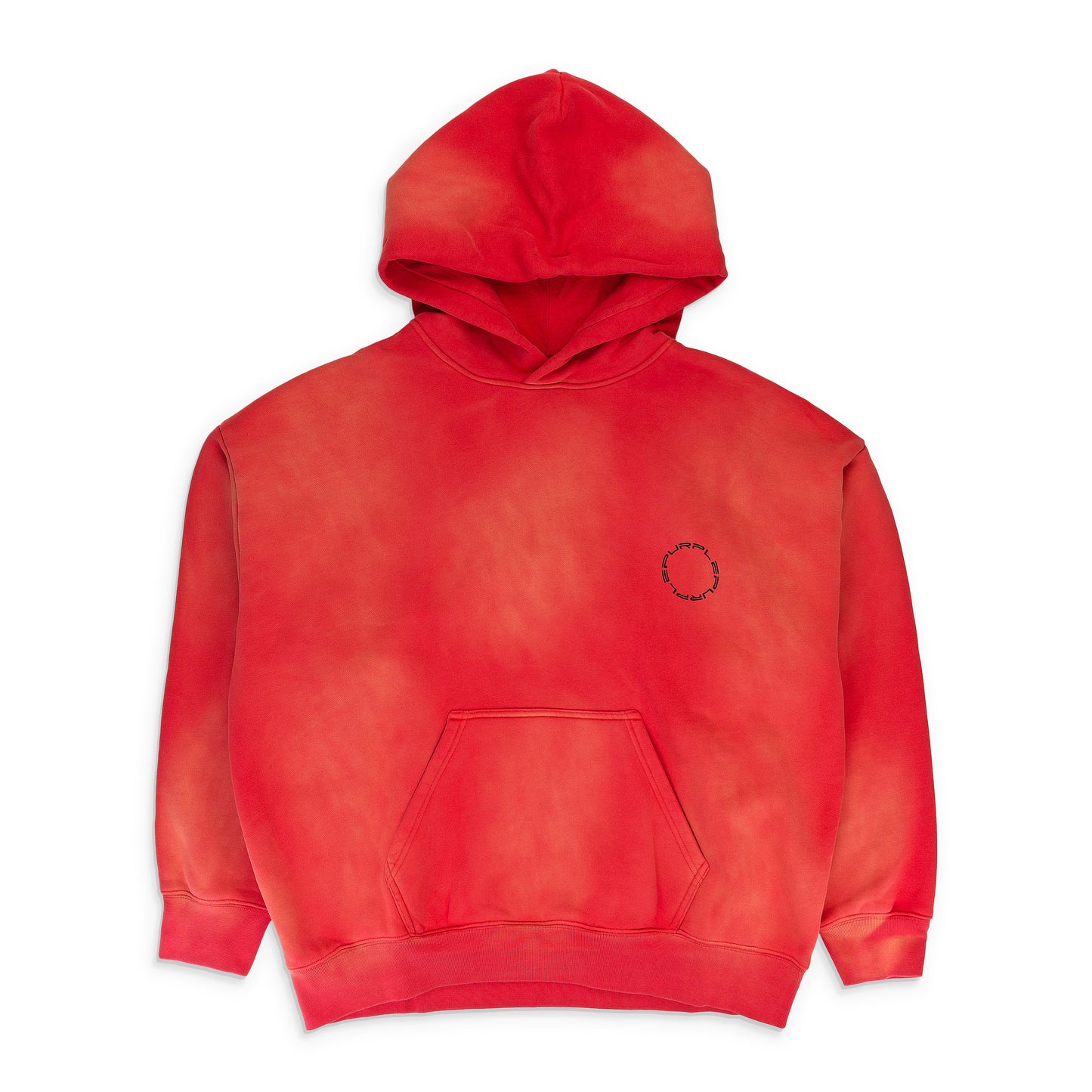 HEAVY DRY FLEECE PO HOODY RED HOODIES & SWEATSHIRTS