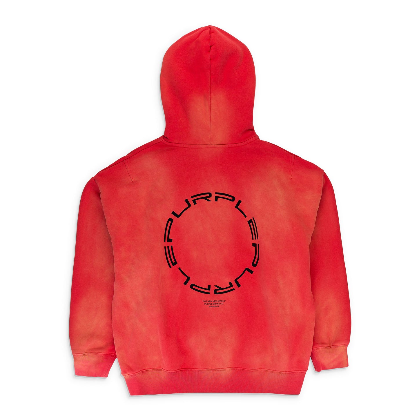 HEAVY DRY FLEECE PO HOODY RED HOODIES & SWEATSHIRTS