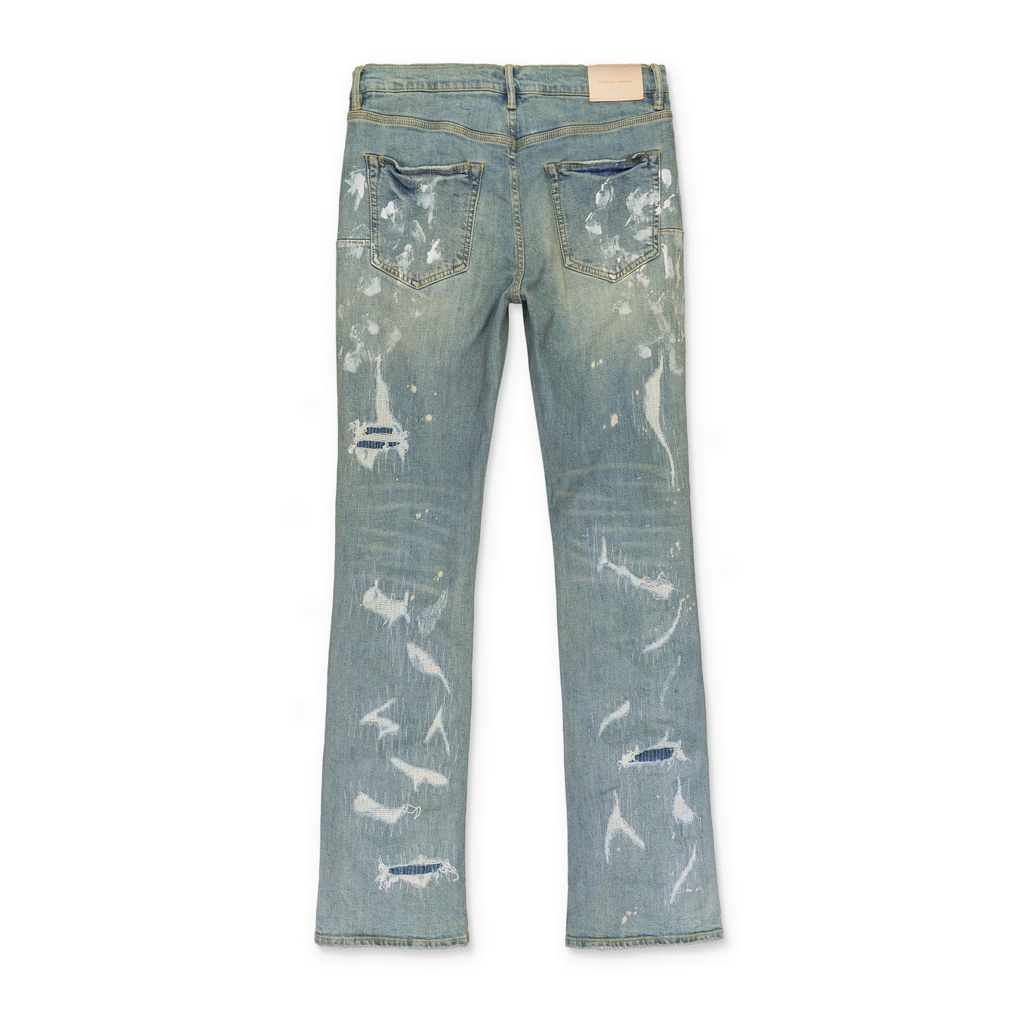 DESTROY COATED Indigo SKINNY JEANS