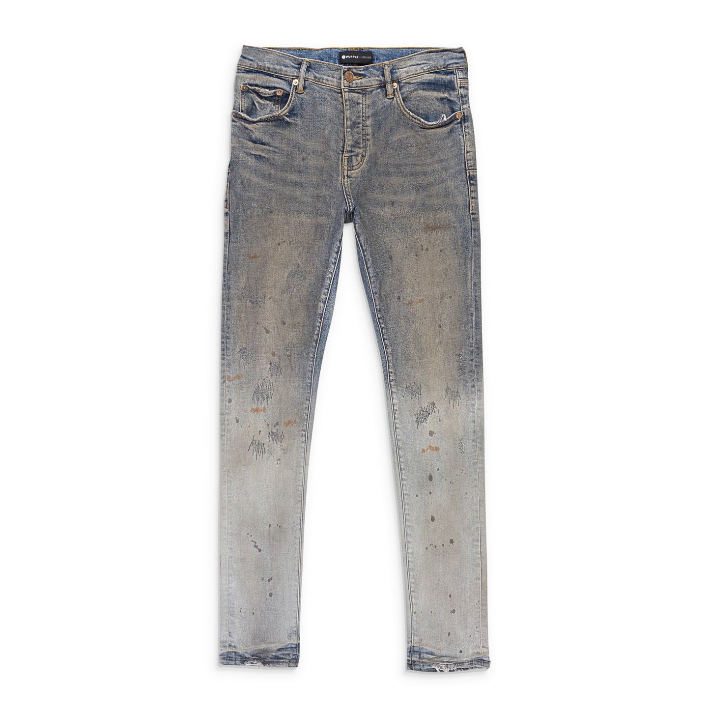 REPAIR BLEACH GRADIENT Indigo SKINNY JEANS