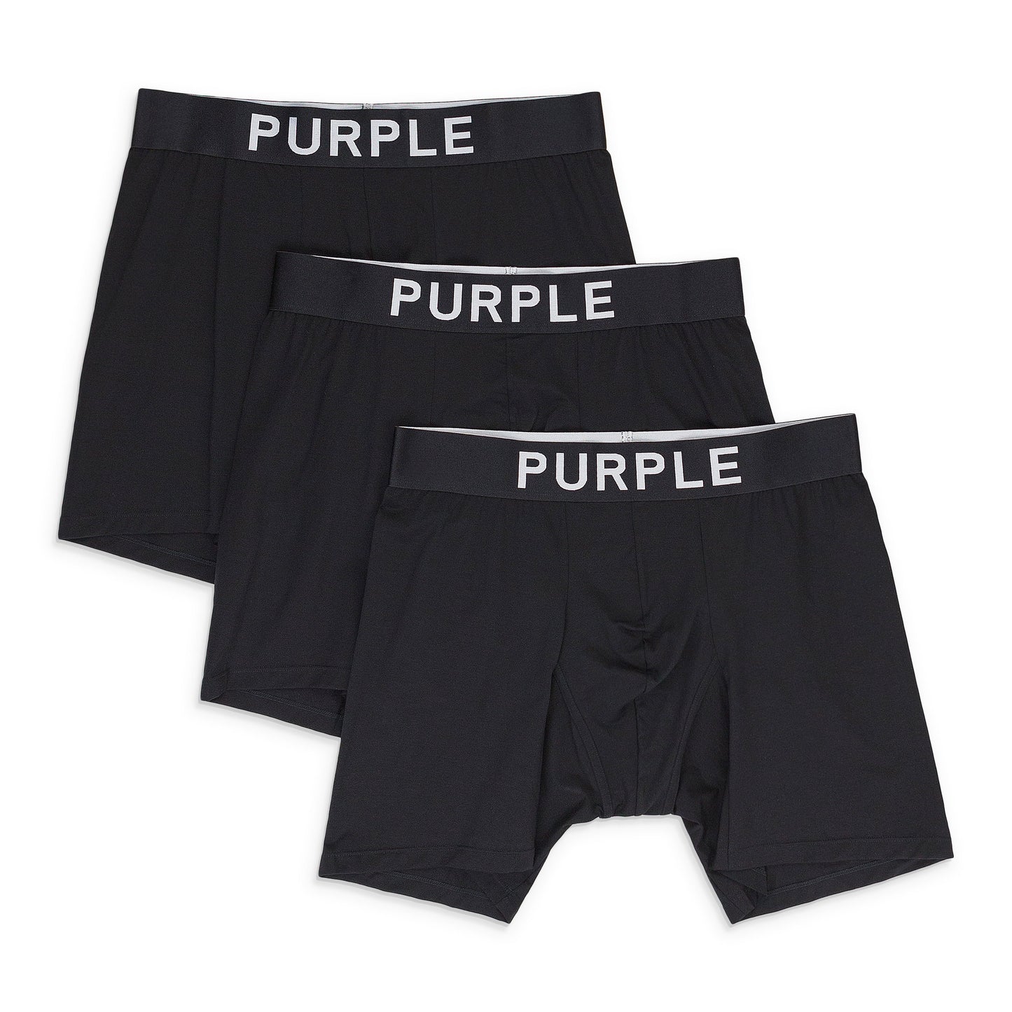 3 PACK BOXER BRIEFS BLACK UNDERWEAR