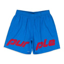 POLYESTER ALL ROUND SHORT BLUE SHORTS