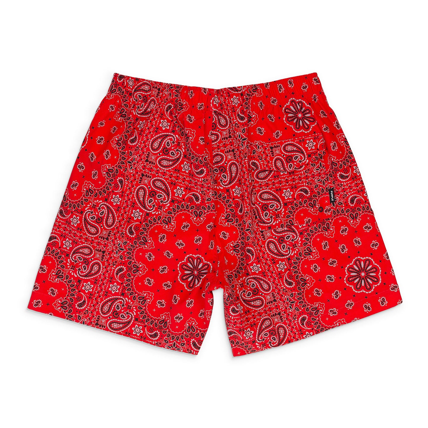 POLYESTER ALL ROUND SHORT RED SHORTS