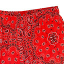 POLYESTER ALL ROUND SHORT RED SHORTS