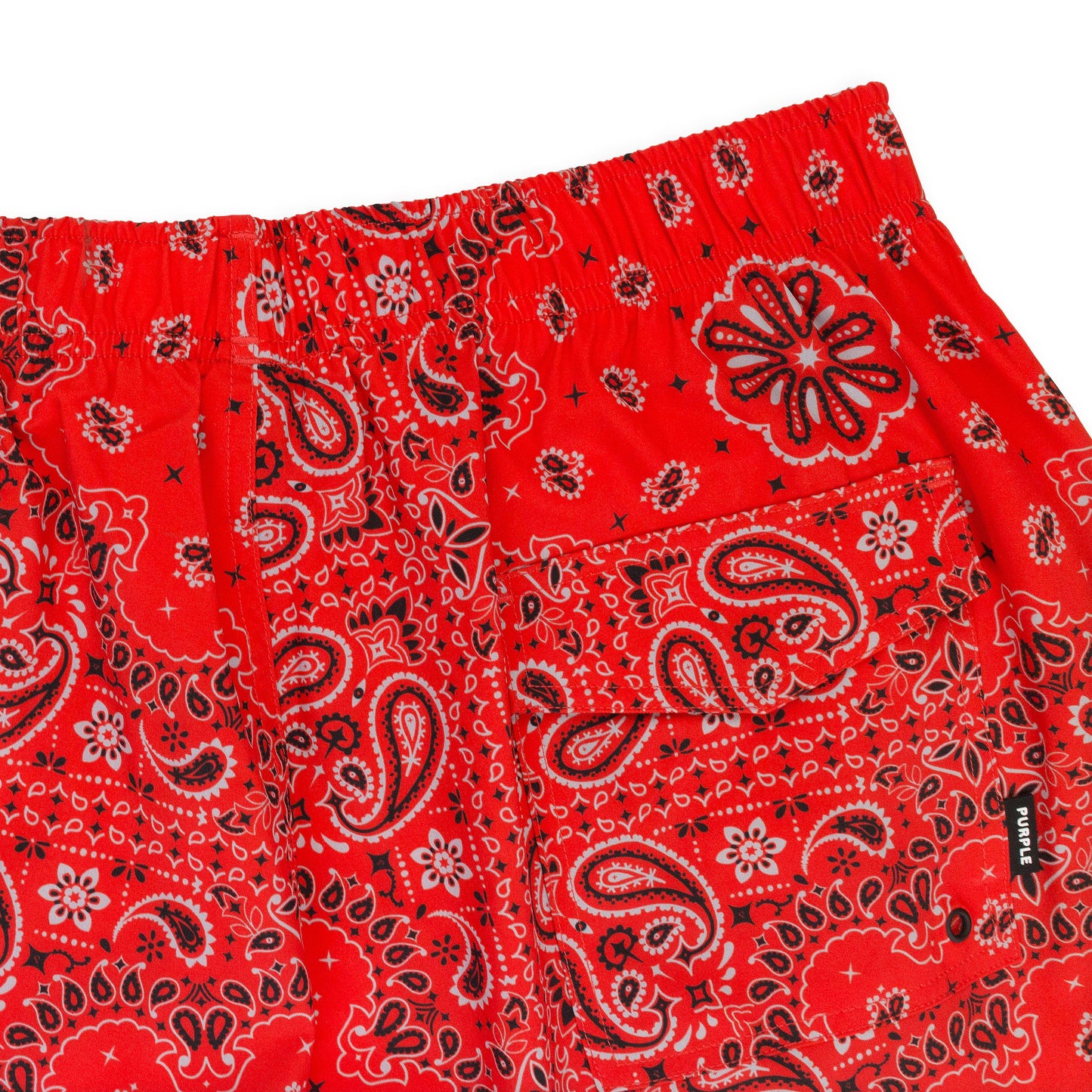 POLYESTER ALL ROUND SHORT RED SHORTS