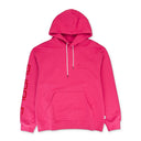 FRENCH TERRY PULLOVER HOODY - WORDMARK HOT PINK 0 HOODIES & SWEATSHIRTS