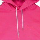 FRENCH TERRY PULLOVER HOODY - WORDMARK HOT PINK 0 HOODIES & SWEATSHIRTS