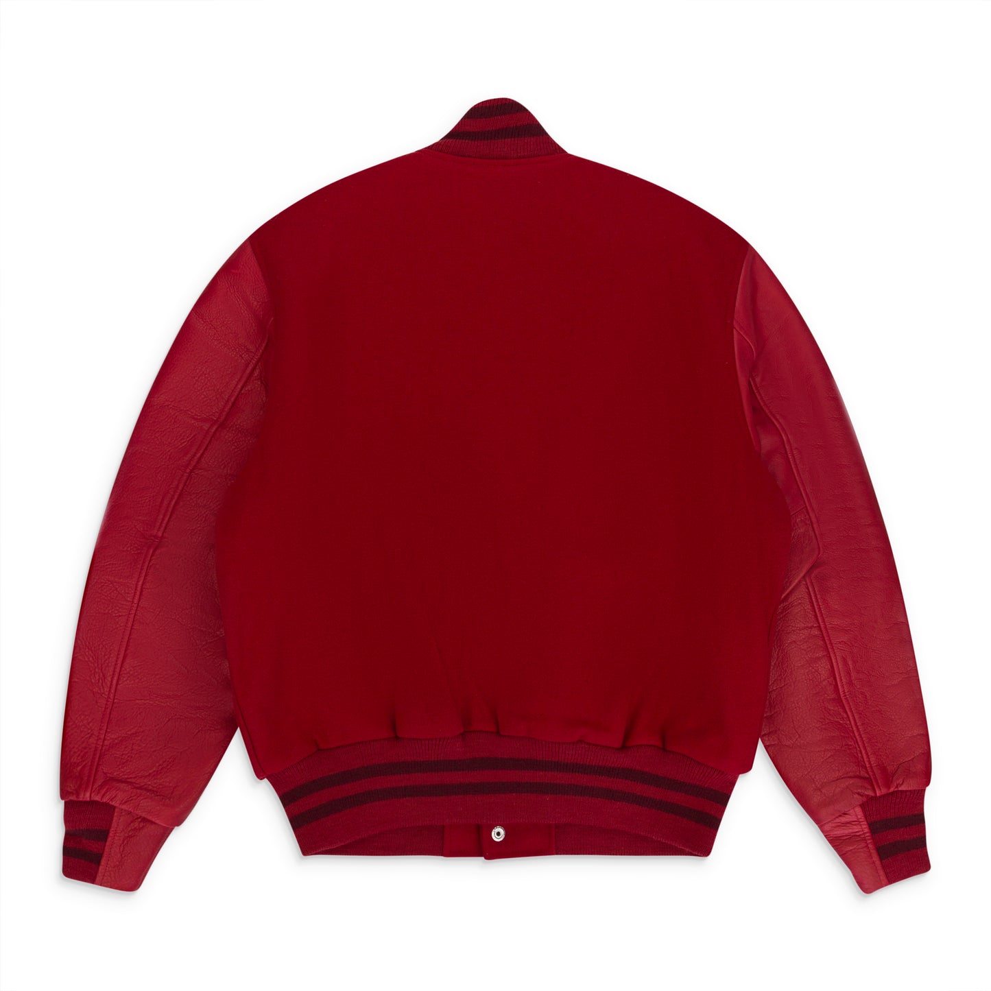 CLASSIC WOOL LEATHER RED BOMBERS