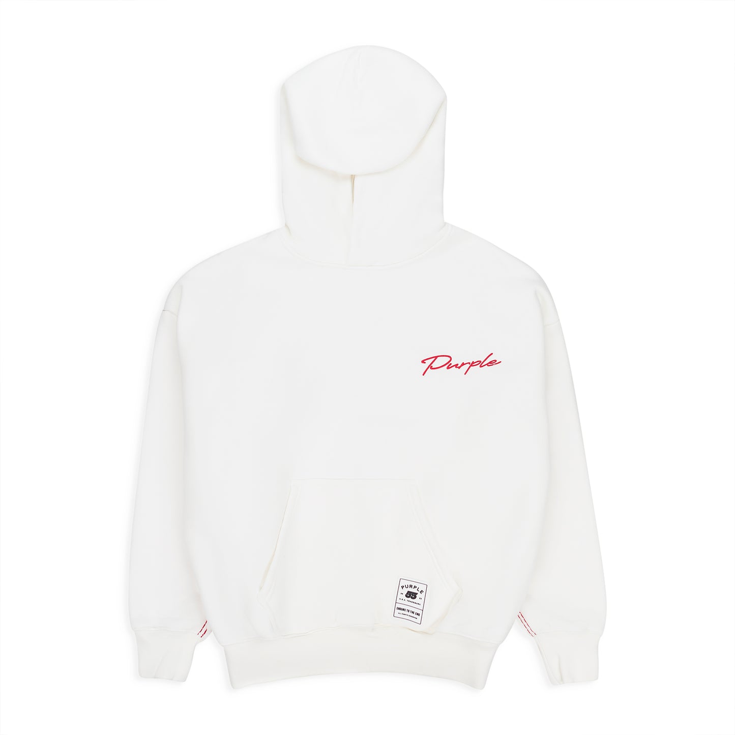 HEAVY FLEECE HOODY WHITE HOODIES & SWEATSHIRTS