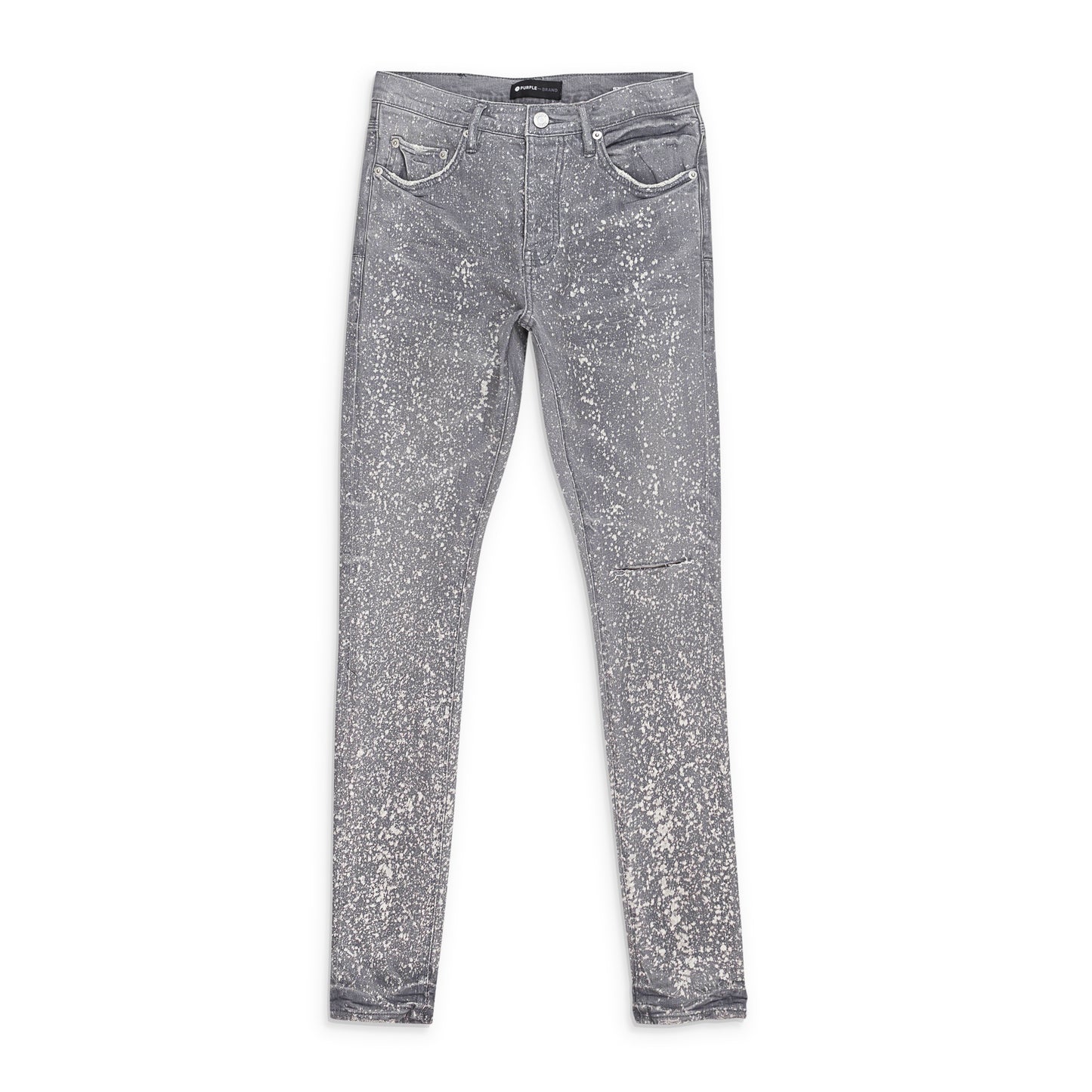 WORN SPECKLE BLEACH GREY SKINNY JEANS