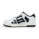 KIDS SKEL BLACK WHITE LOW TOP SNEAKERS