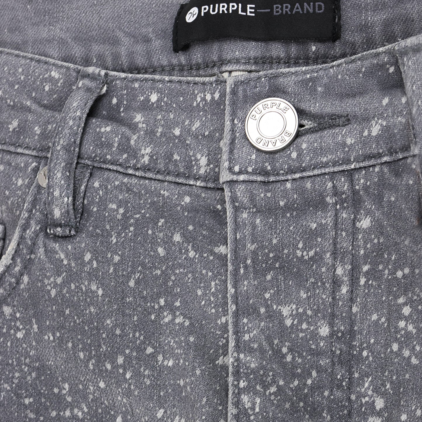 WORN SPECKLE BLEACH GREY SKINNY JEANS