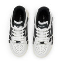 KIDS SKEL BLACK WHITE LOW TOP SNEAKERS