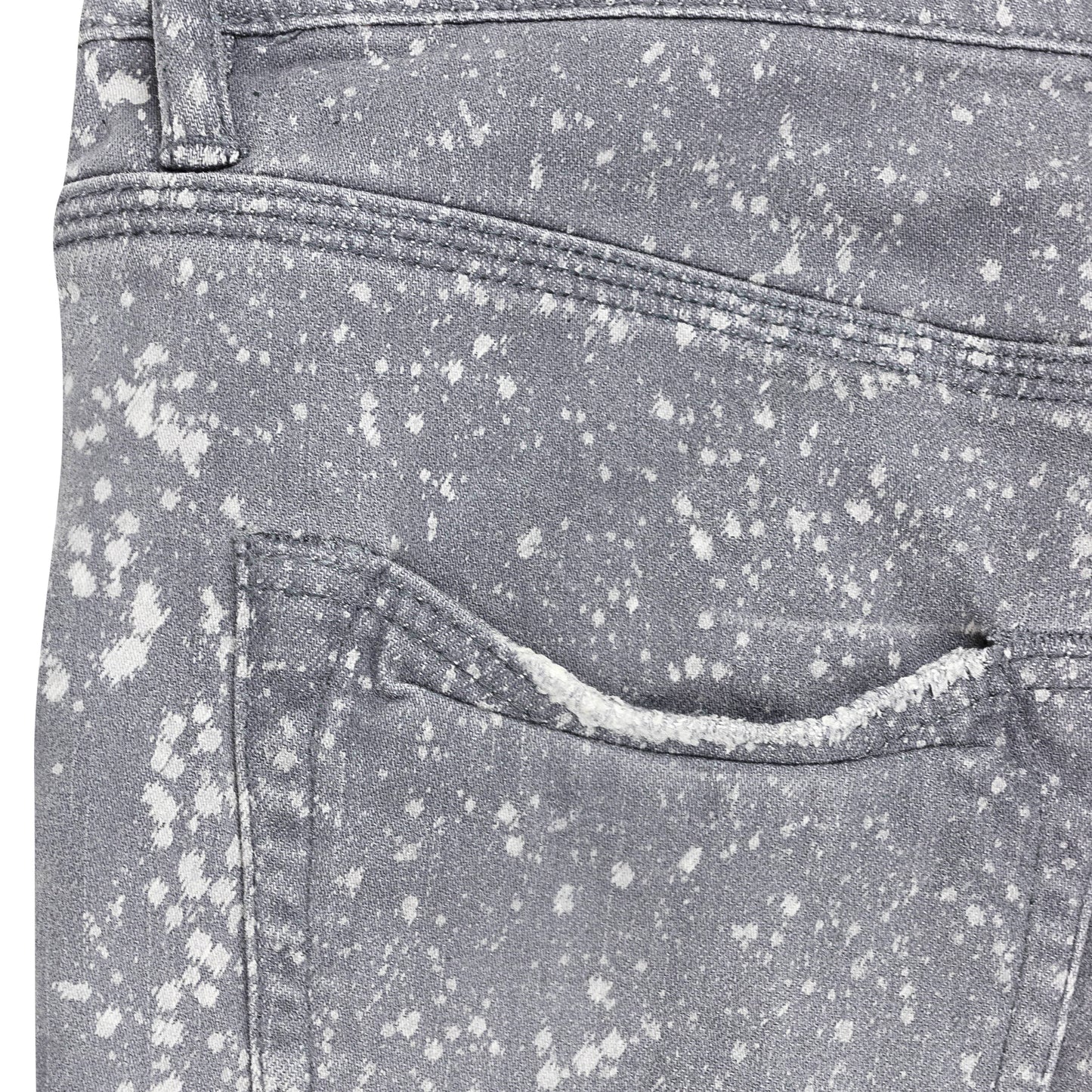 WORN SPECKLE BLEACH GREY SKINNY JEANS