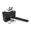 KIDS SKEL BLACK WHITE LOW TOP SNEAKERS