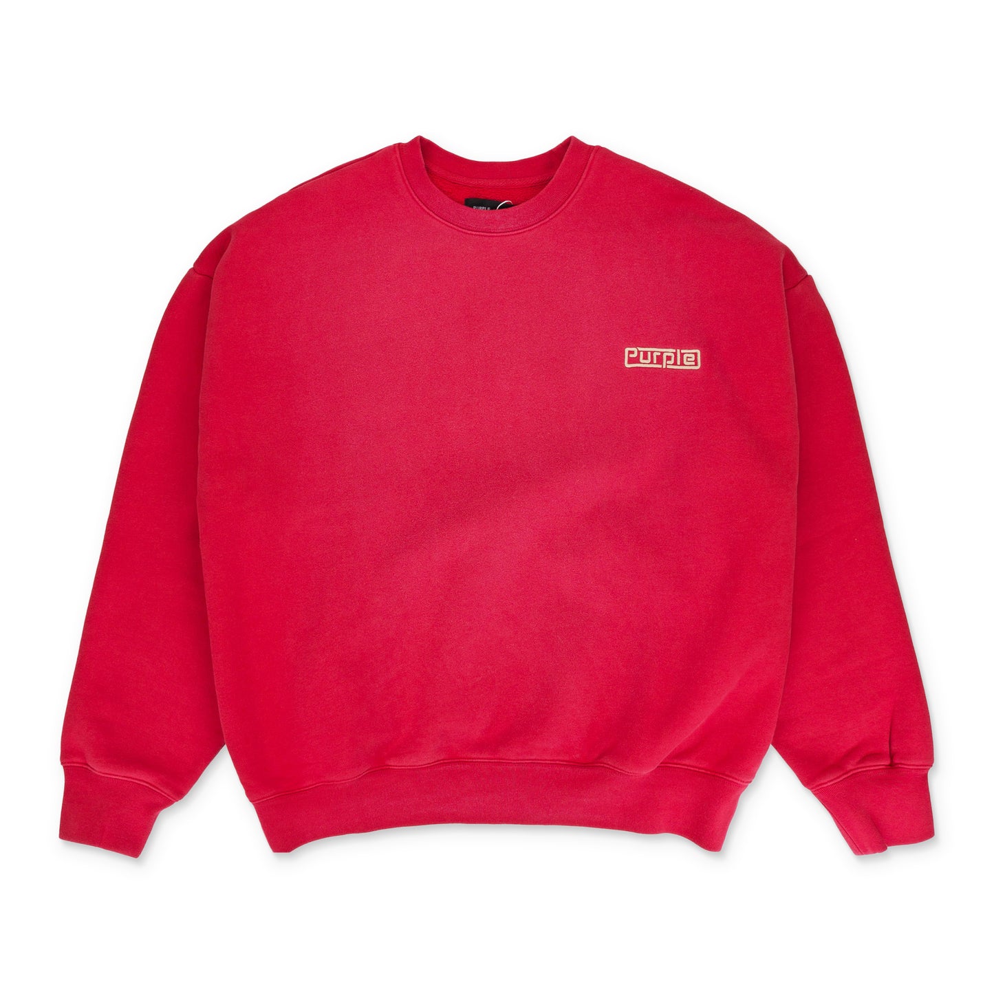 HWT FLEECE CREWNECK RED HOODIES & SWEATSHIRTS