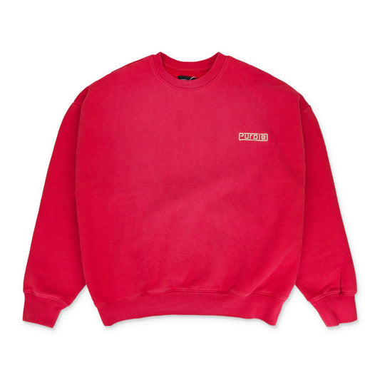 HWT FLEECE CREWNECK RED HOODIES & SWEATSHIRTS