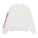 FRENCH TERRY CREWNECK GOTHIC WORDMARK BRILLIANT WHITE HOODIES & SWEATSHIRTS