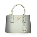GALLERIA SAFFIANO LEATHER BAG BLUE HANDBAGS