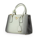 GALLERIA SAFFIANO LEATHER BAG BLUE HANDBAGS
